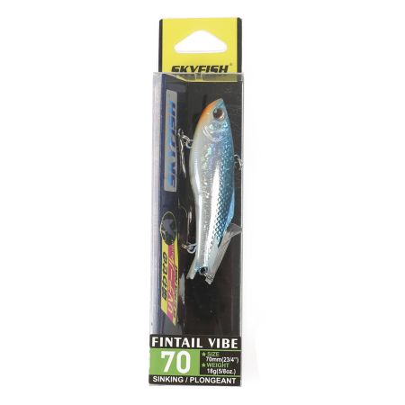 Ратлин SKYFISH "FINTAIL VIBE" 70 мм, 18 гр, Sinking, цвет: 15#